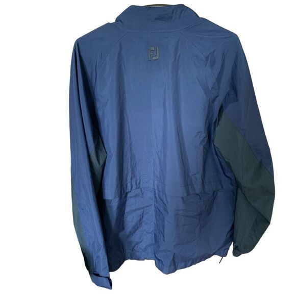 Foot Joys Women S Navy Golf Rain Jacket Windbreaker Tenniscore Golfcore - Picture 3 of 9